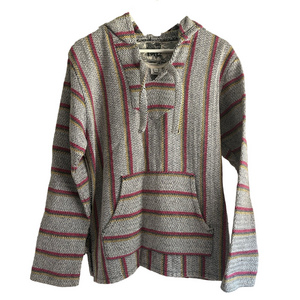 Señor Lopez Striped Baja Hoodie with Front Pocket